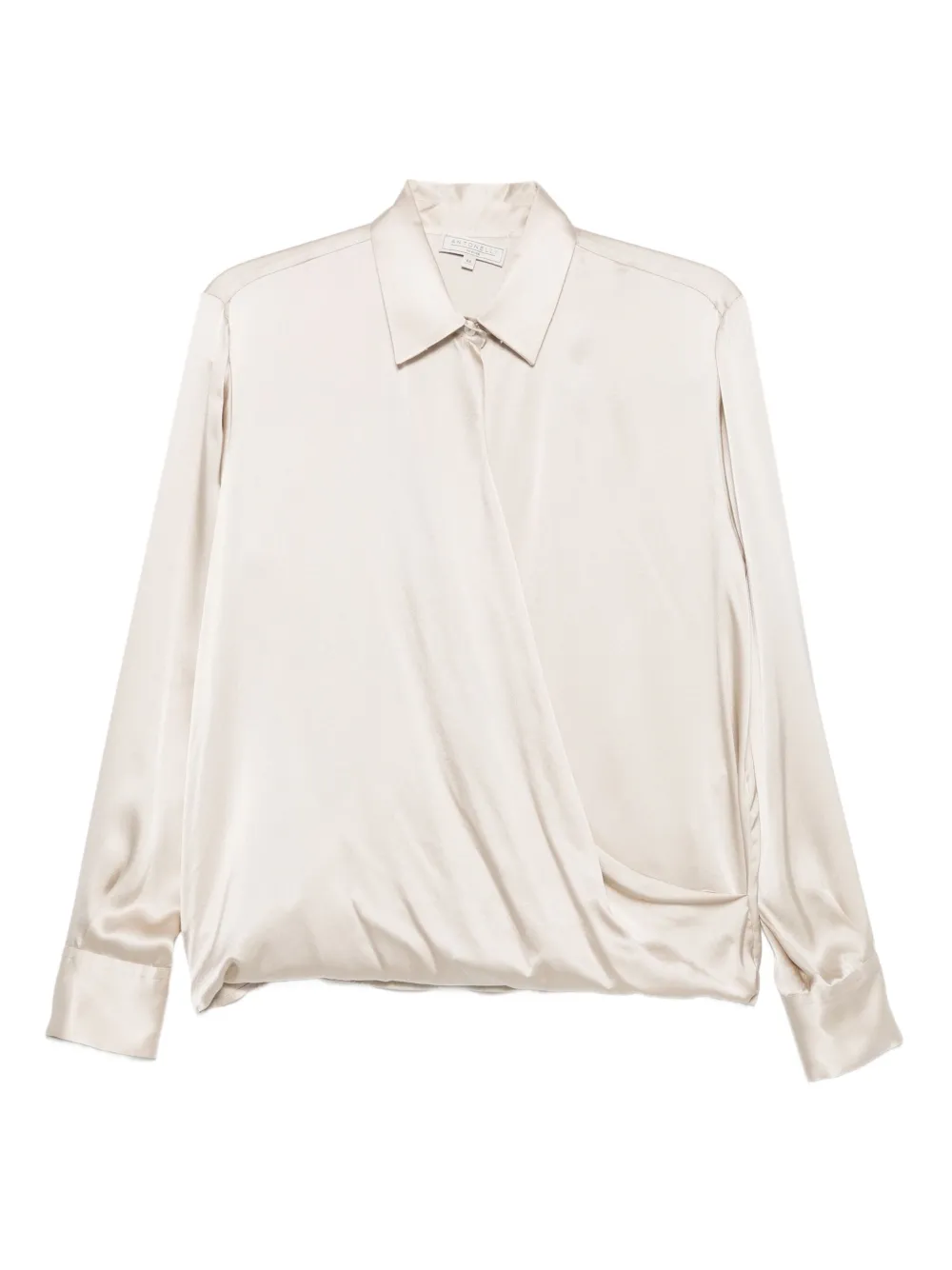 Antonelli chemise à design cache-cœur | tons neutres | Image 1