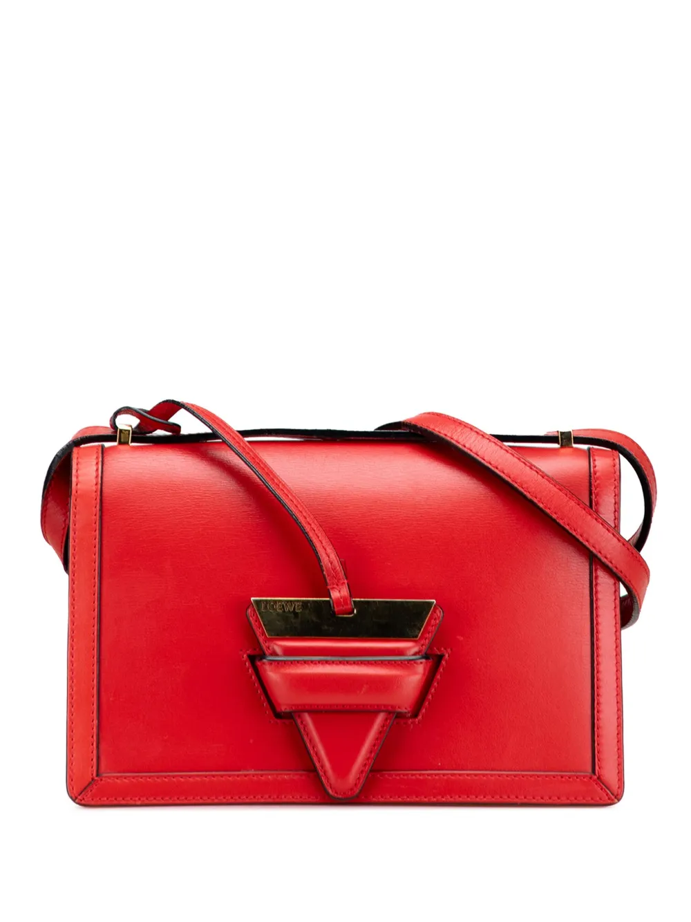 Loewe Pre-Owned 2015 Medium Leather Barcelona crossbody bag - Red