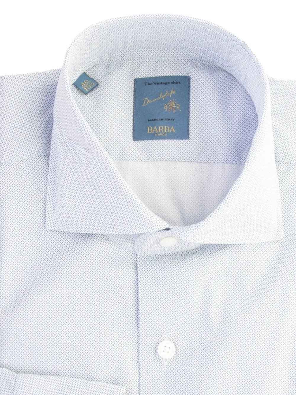 Barba long-sleeve shirt - Blauw