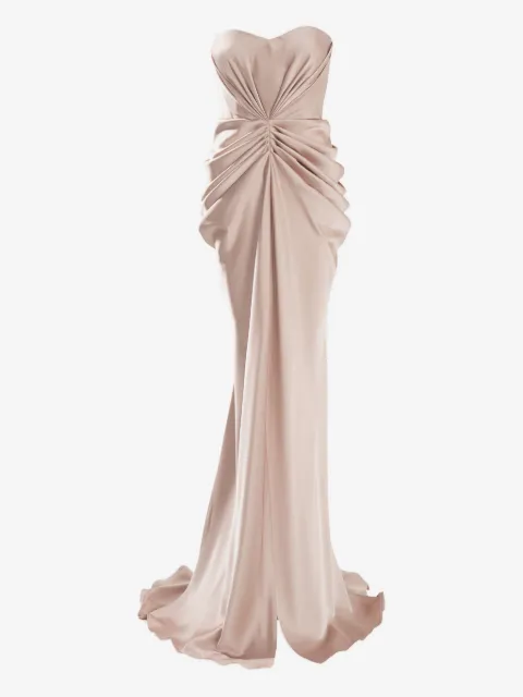 Ana Radu vestido largo estilo corset