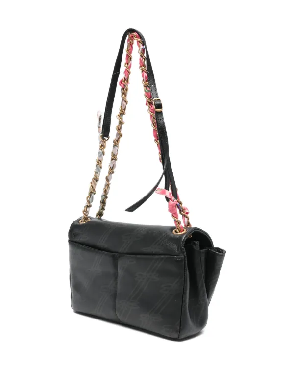 BALENCIAGA ノベルティ　ショルダーバッグ ブラック Balenciaga logo-detail Shoulder Bag | Black | FARFETCH
