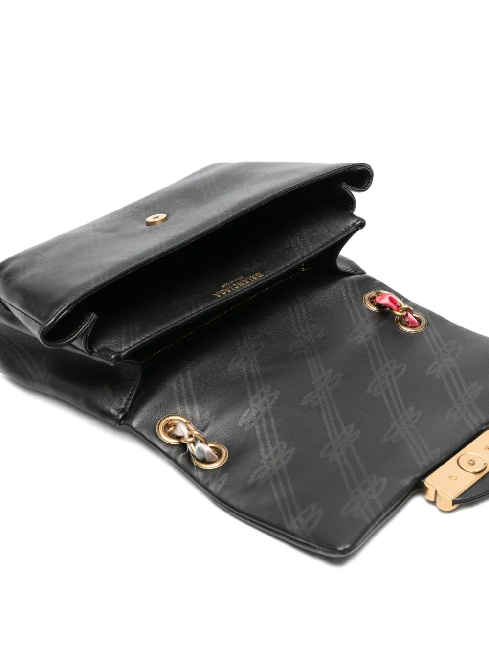 Balenciaga logo-detail Shoulder Bag | Black | FARFETCH
