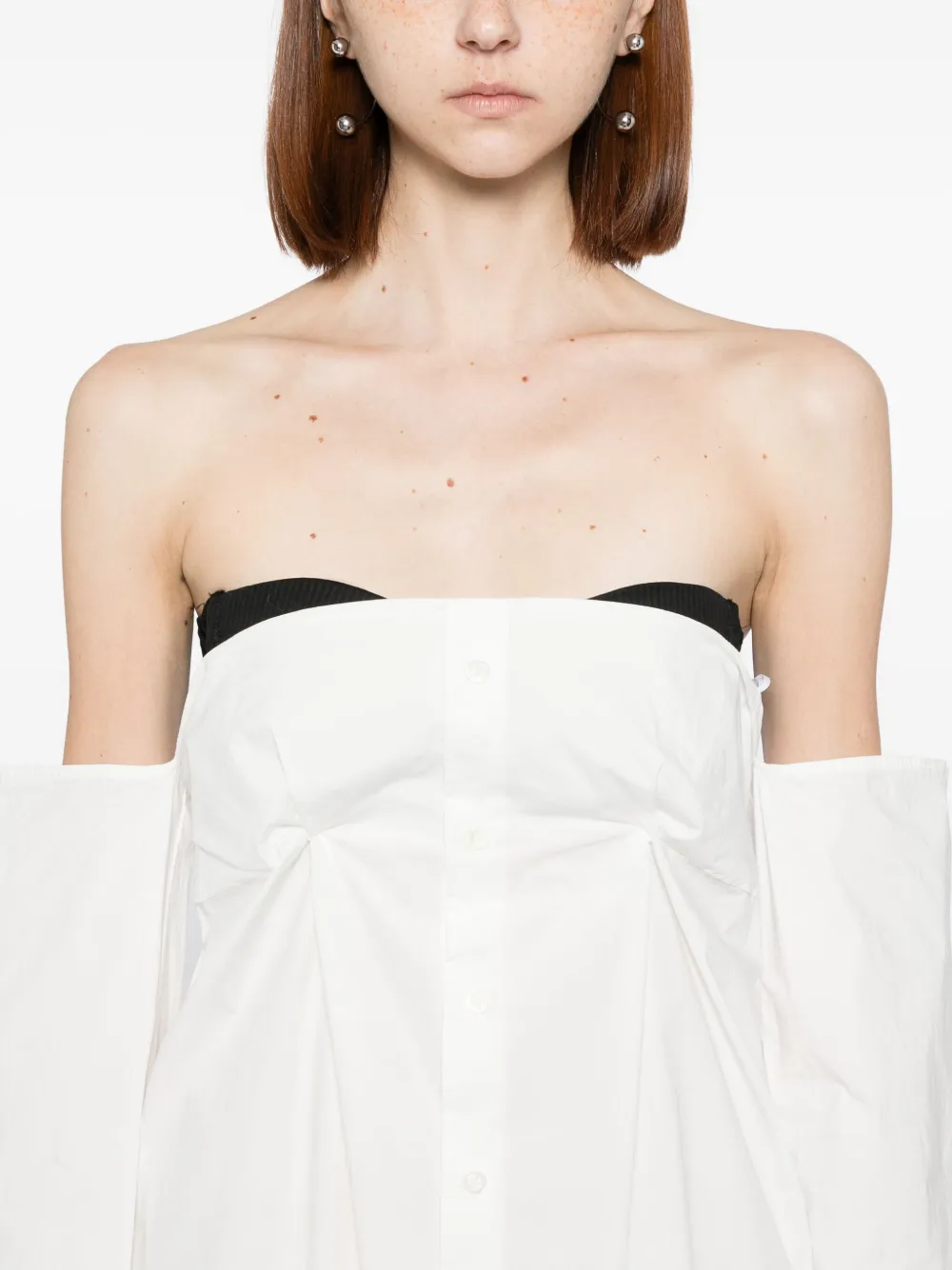 Magliano Decollete jurk Wit