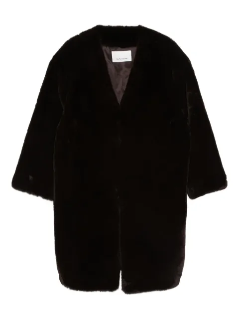 The Frankie Shop open front faux fur coat