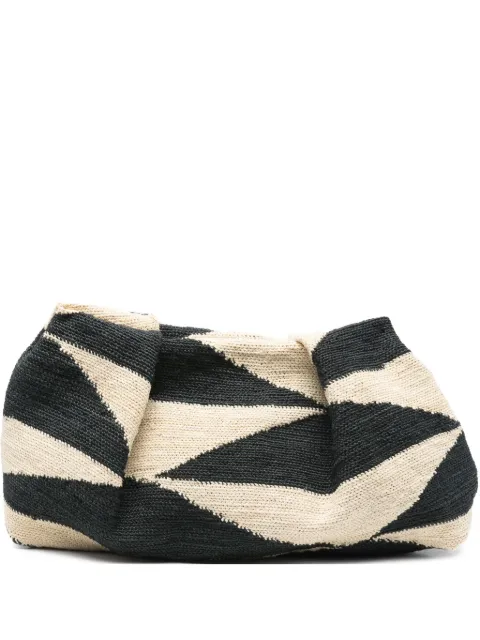 Sensi Studio Sisal clutch bag