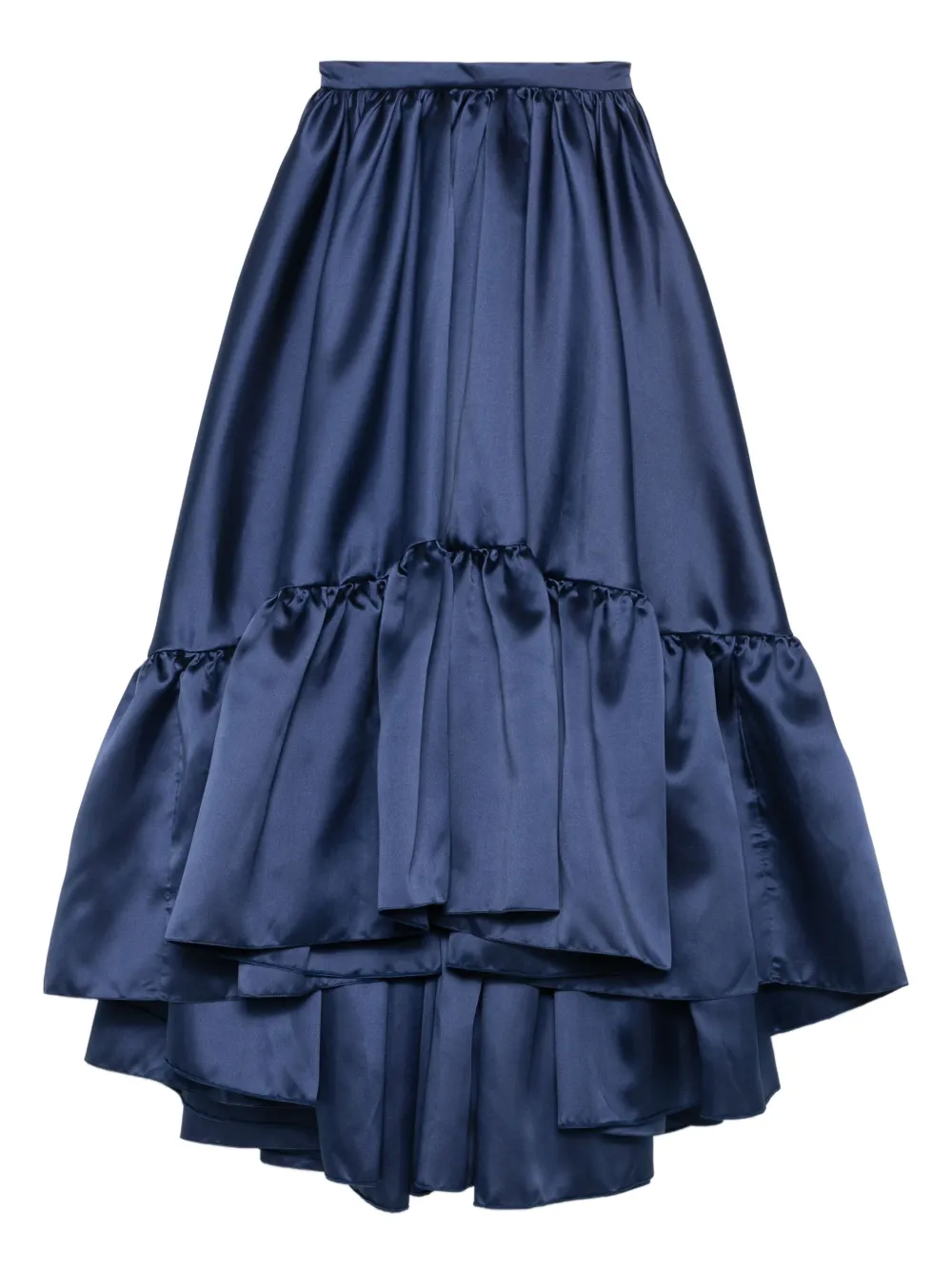 MIAU by Clara Rotescu falda a capas con volantes | azul | Image 1