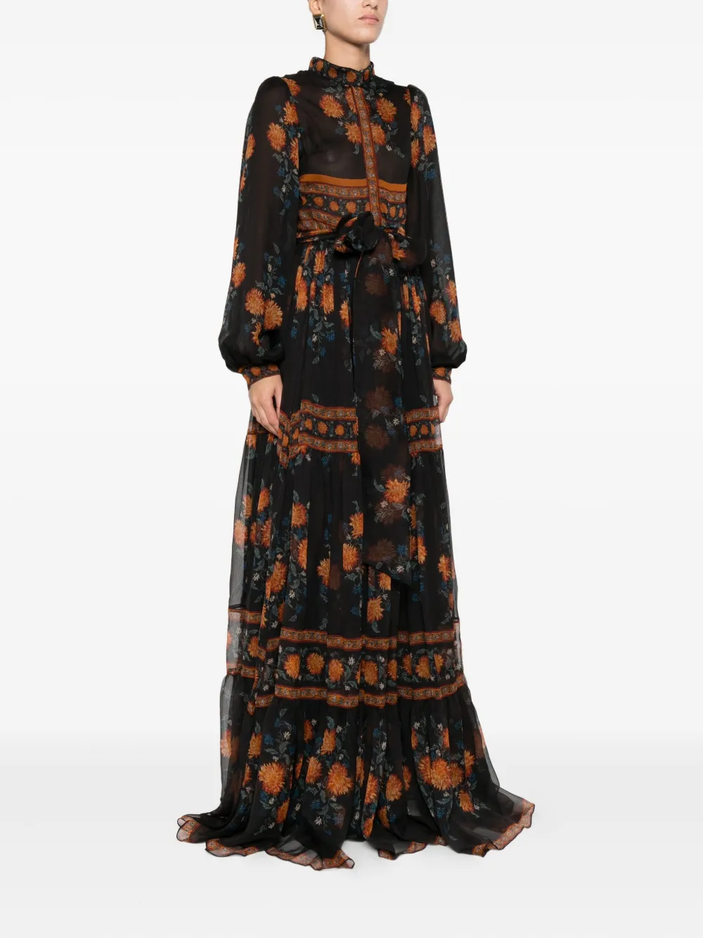 Miau By Clara Rotescu Loyola Dress In Brown
