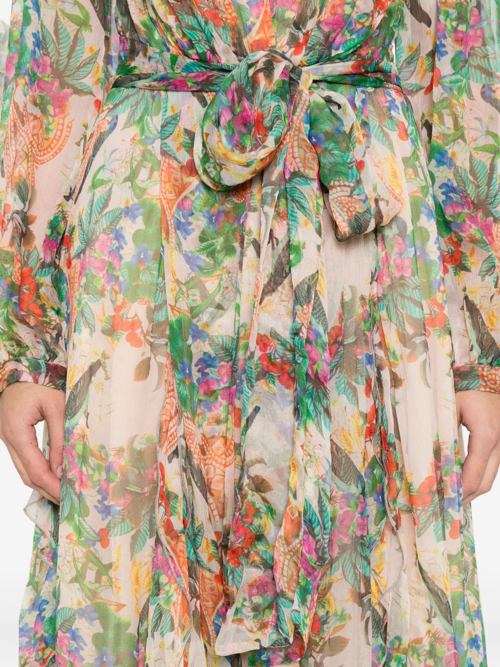 Miau By Clara Rotescu Deniz Dress In Multi