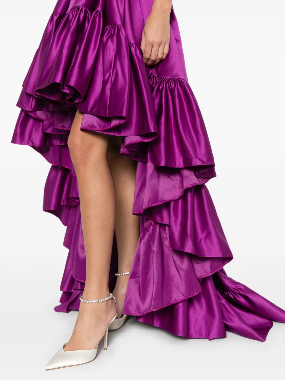 MIAU by Clara Rotescu Amador jurk Paars