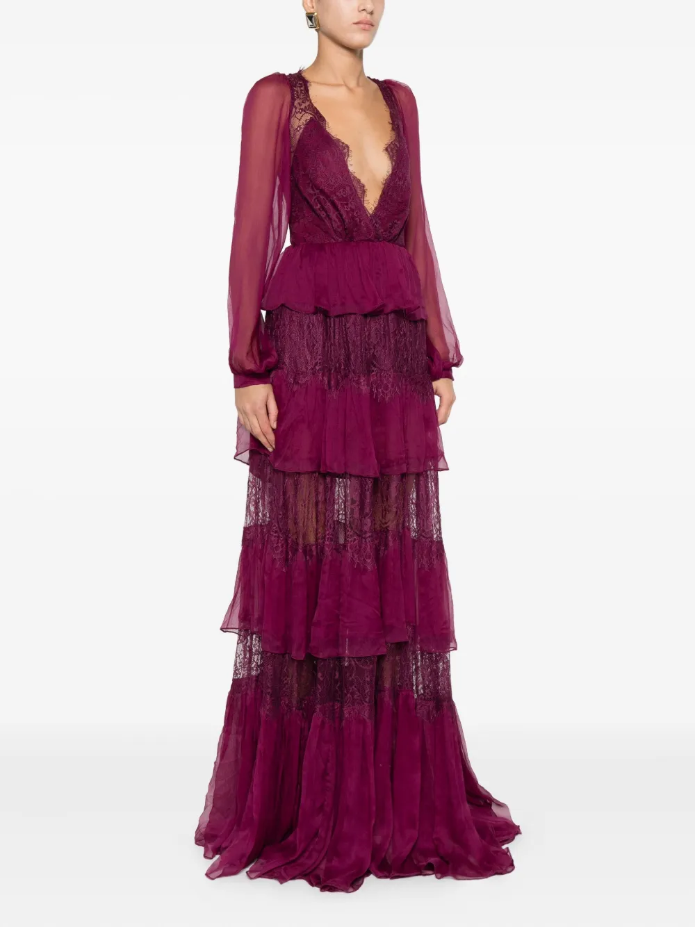 Miau By Clara Rotescu Nunez Dress In Purple