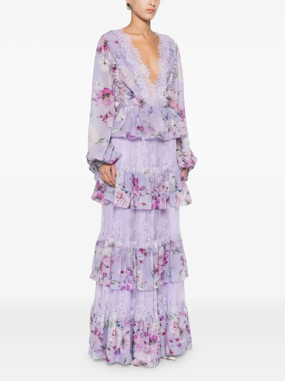 Miau By Clara Rotescu Salina Dress In Purple