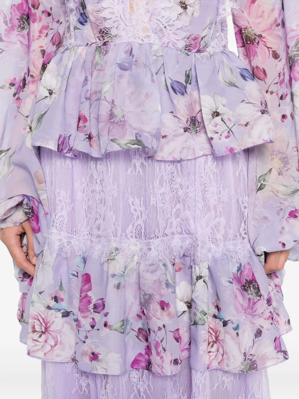Miau By Clara Rotescu Salina Dress In Purple