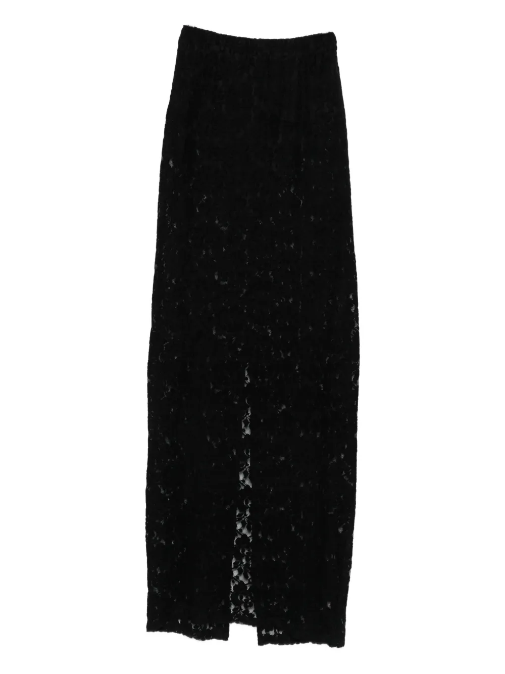 Miau By Clara Rotescu Lace Zuniga Skirt In Black