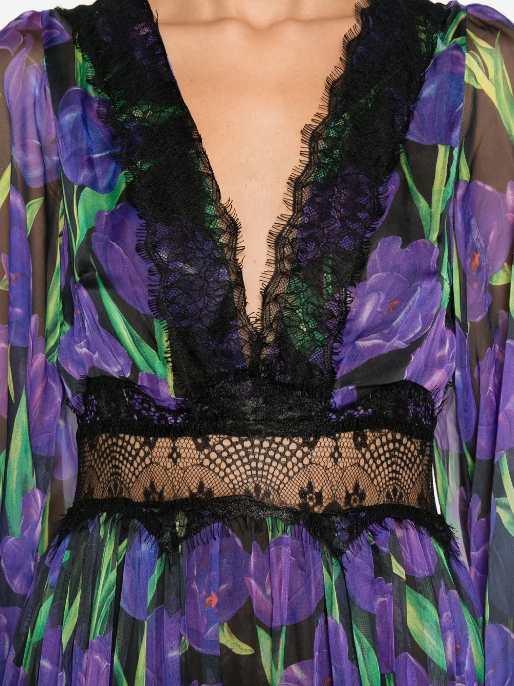 MIAU by Clara Rotescu Lopez jurk Paars