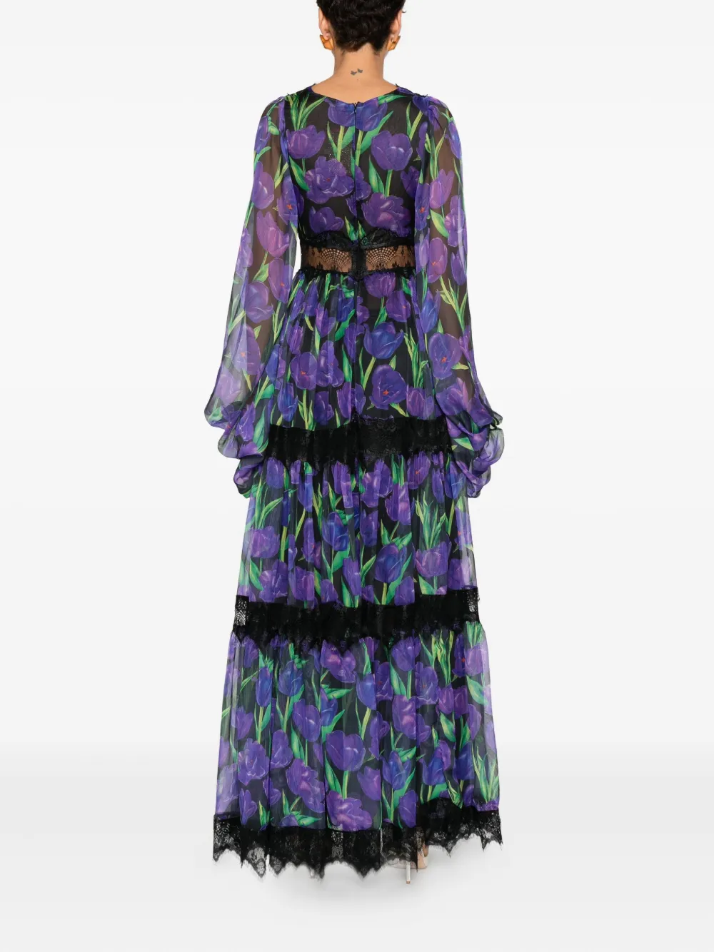 MIAU by Clara Rotescu Lopez jurk Paars