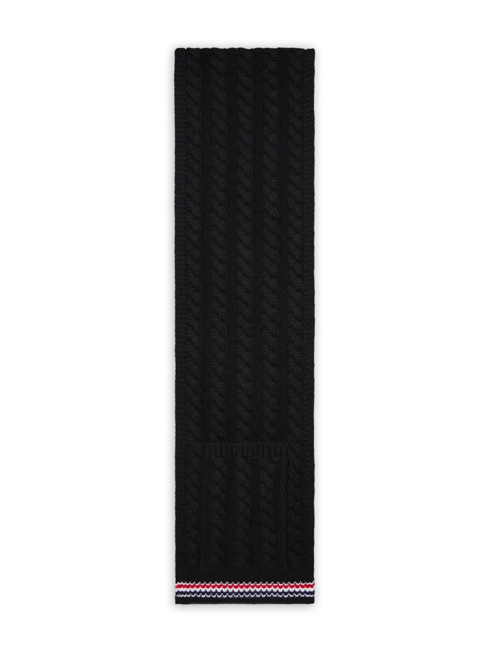 Thom Browne RWB-stripe scarf | Black | Image 1