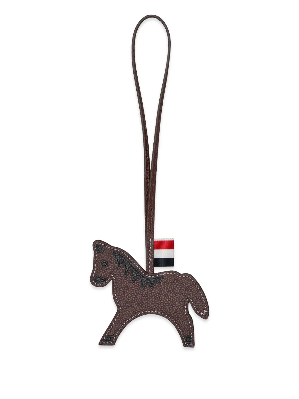Thom Browne horse-motif bag charm | Brown | Image 1