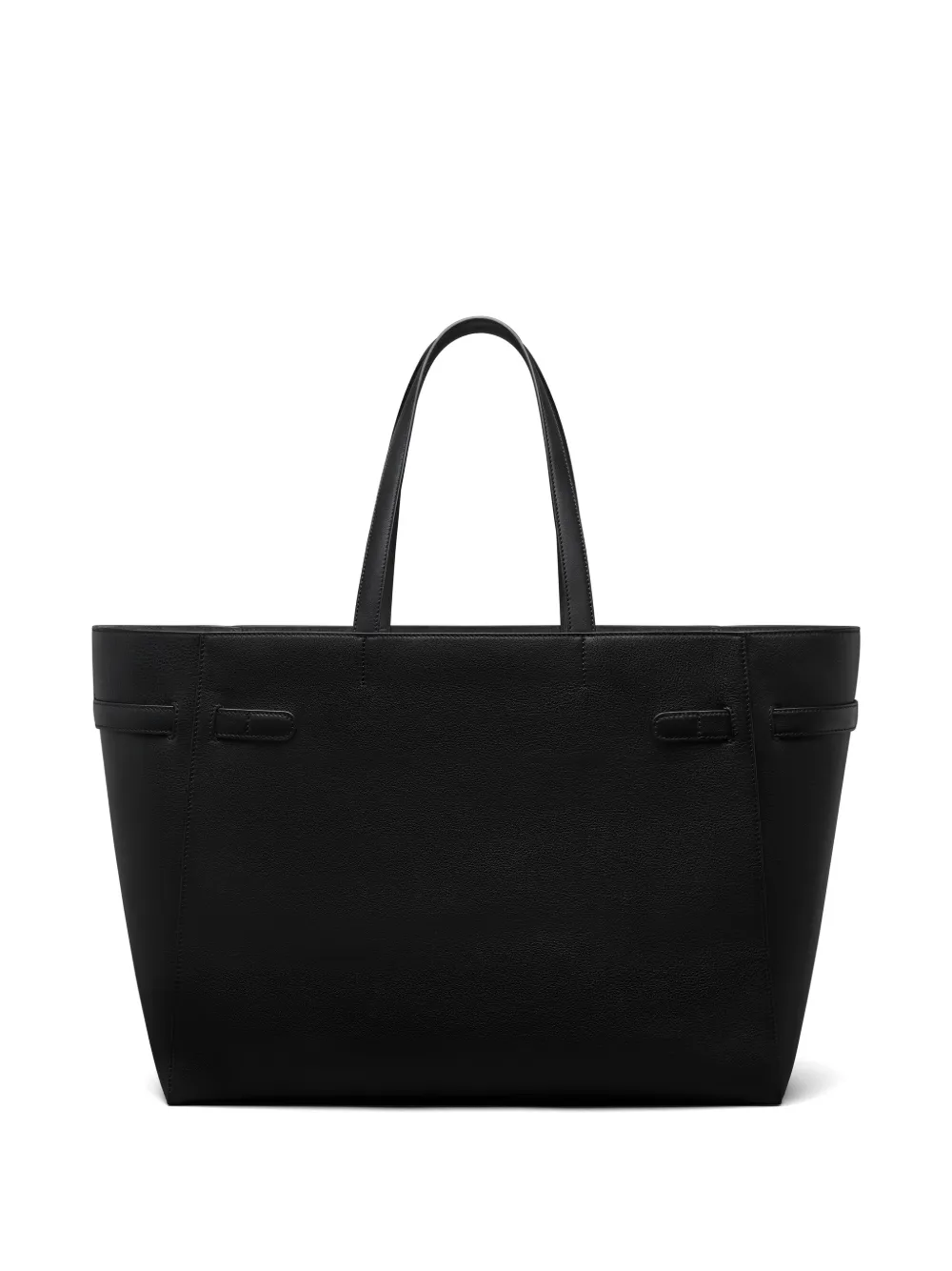 Thom Browne Mr. Thom leren shopper Zwart