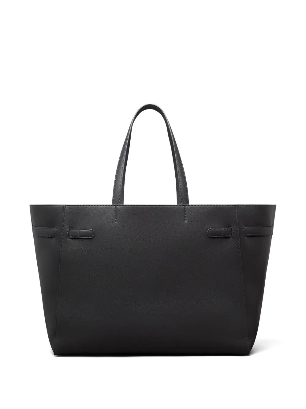 Thom Browne Mr. Thom leren shopper Zwart