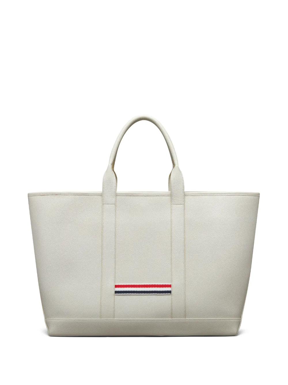 Thom Browne Medium Hector Tool shopper met textuur Wit