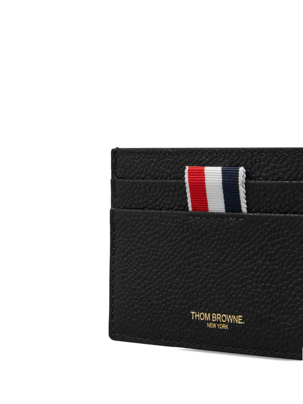 Thom Browne Hector pasjeshouder met textuur Zwart