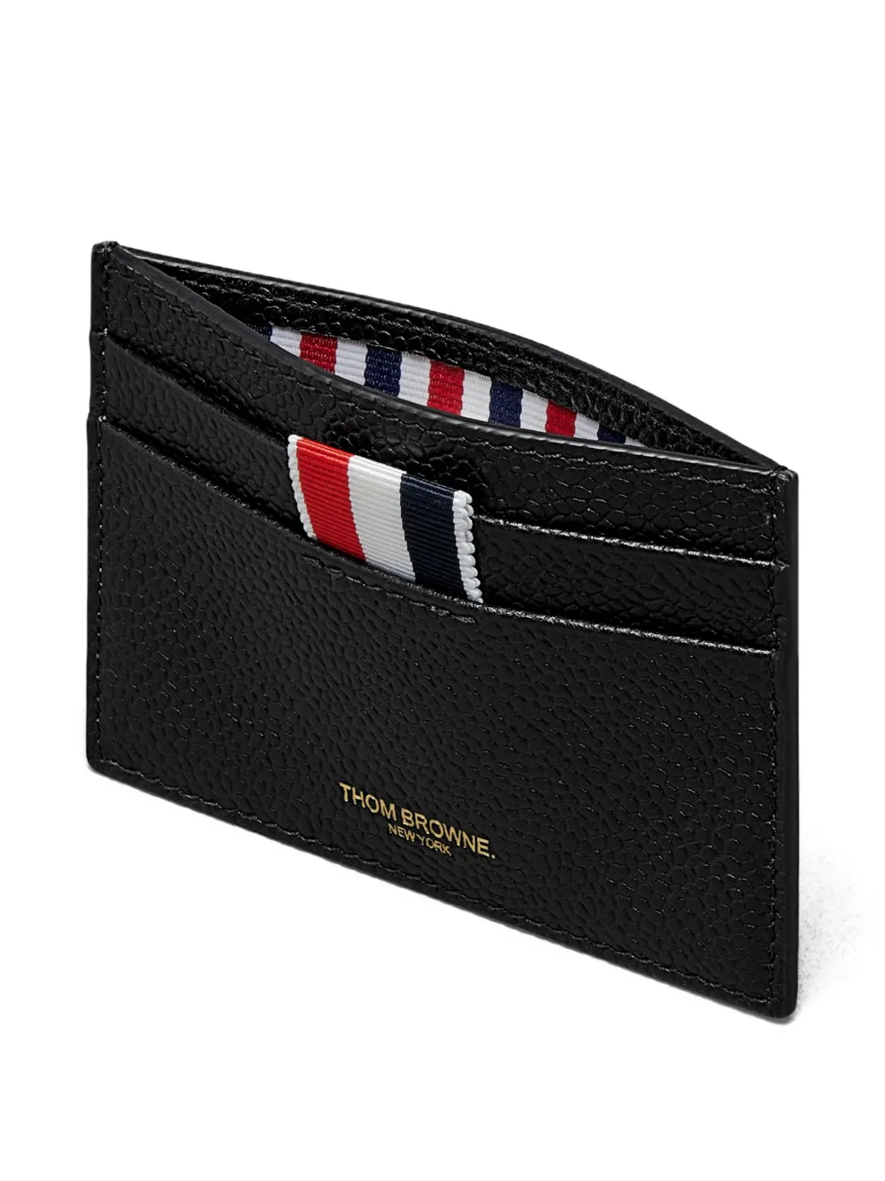 Thom Browne Hector pasjeshouder met textuur Zwart