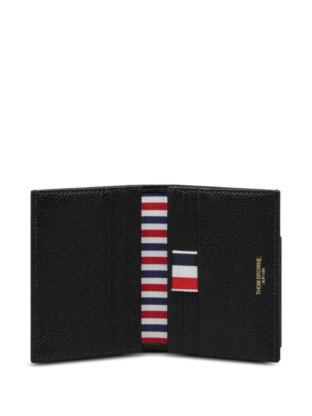  Thom Browne Rwb-stripe Wallet - Black 