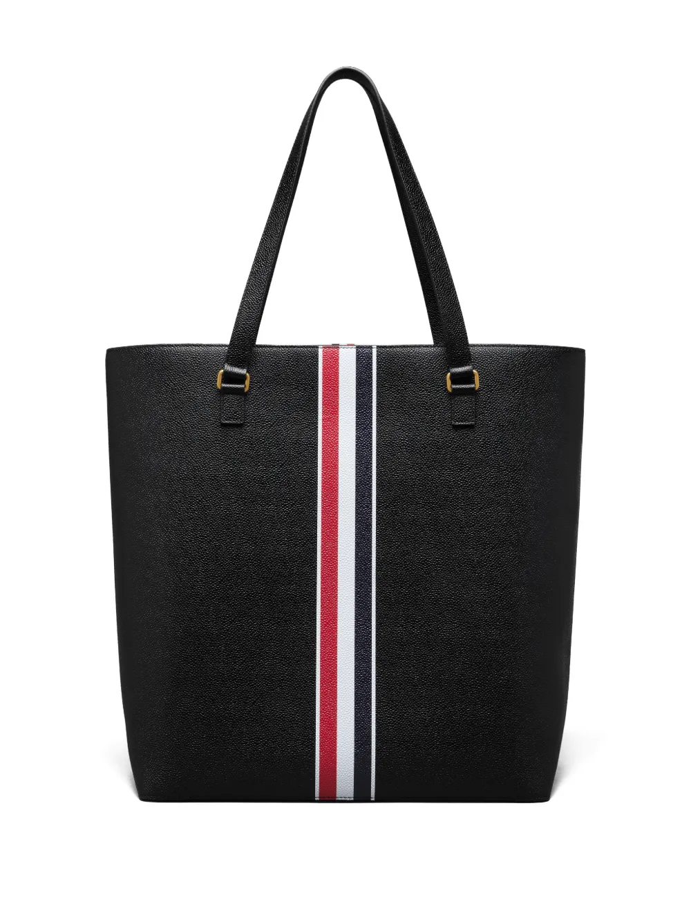 Thom Browne Shopper met RWB-streep Zwart