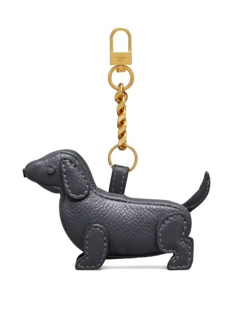 Thom Browne Hector leather bag charm
