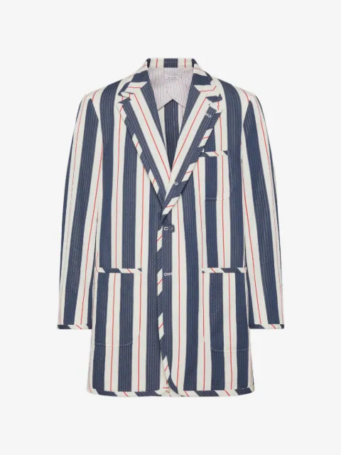Thom Browne striped seersucker jacket