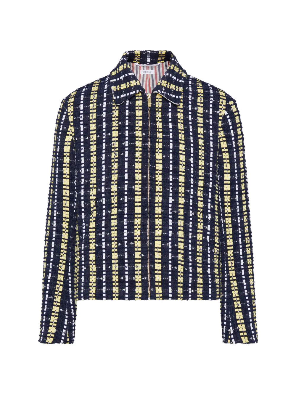 Thom Browne Repp striped tweed jacket - Blu