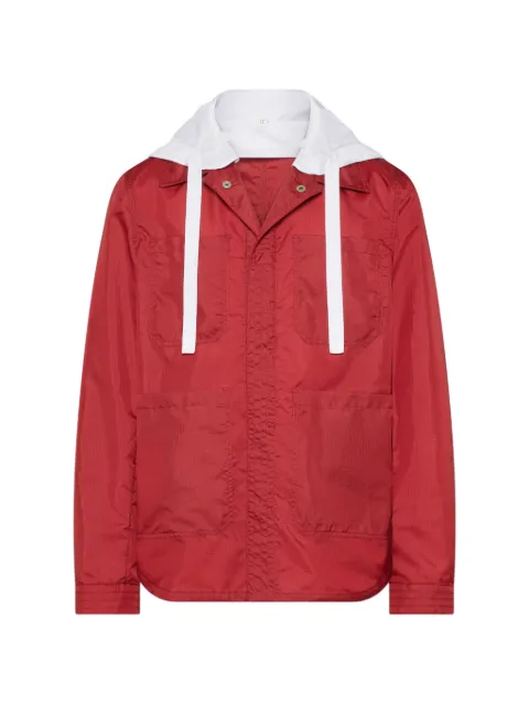 Thom Browne hooded ripstop jacket