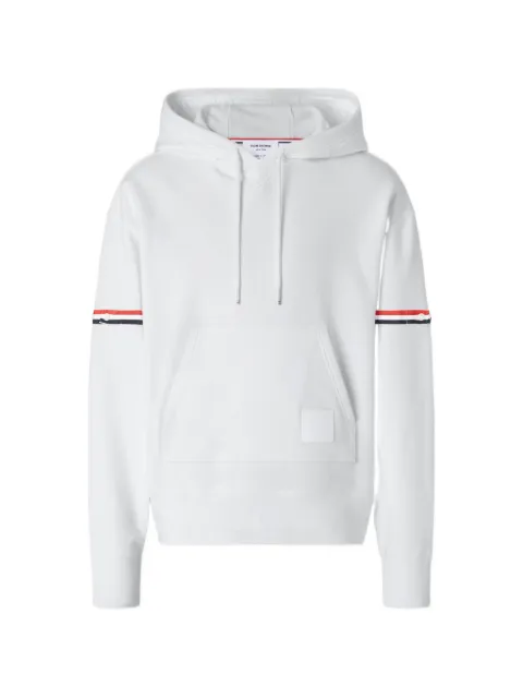 Thom Browne loopback jersey armband hoodie