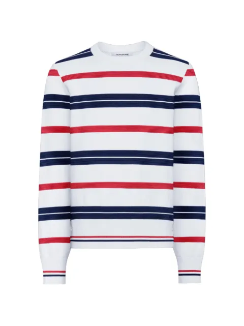 Thom Browne repp stripe RWB pullover