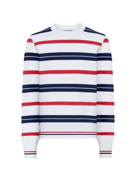 Thom Browne repp stripe RWB pullover