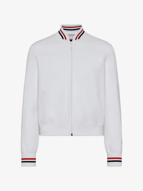 Thom Browne Browne 65 intarsia-knit bomber jacket