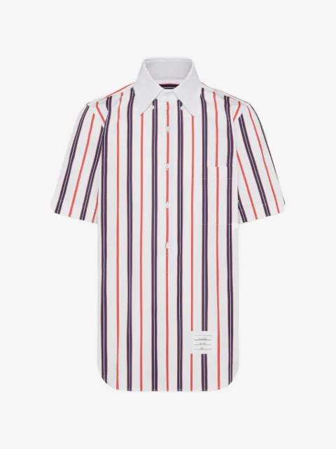 Thom Browne Repp striped poplin shirt