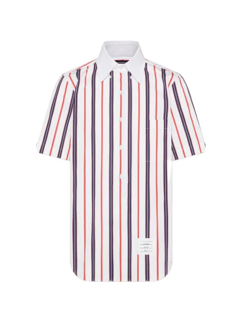 Thom Browne camisa de popelina con rayas