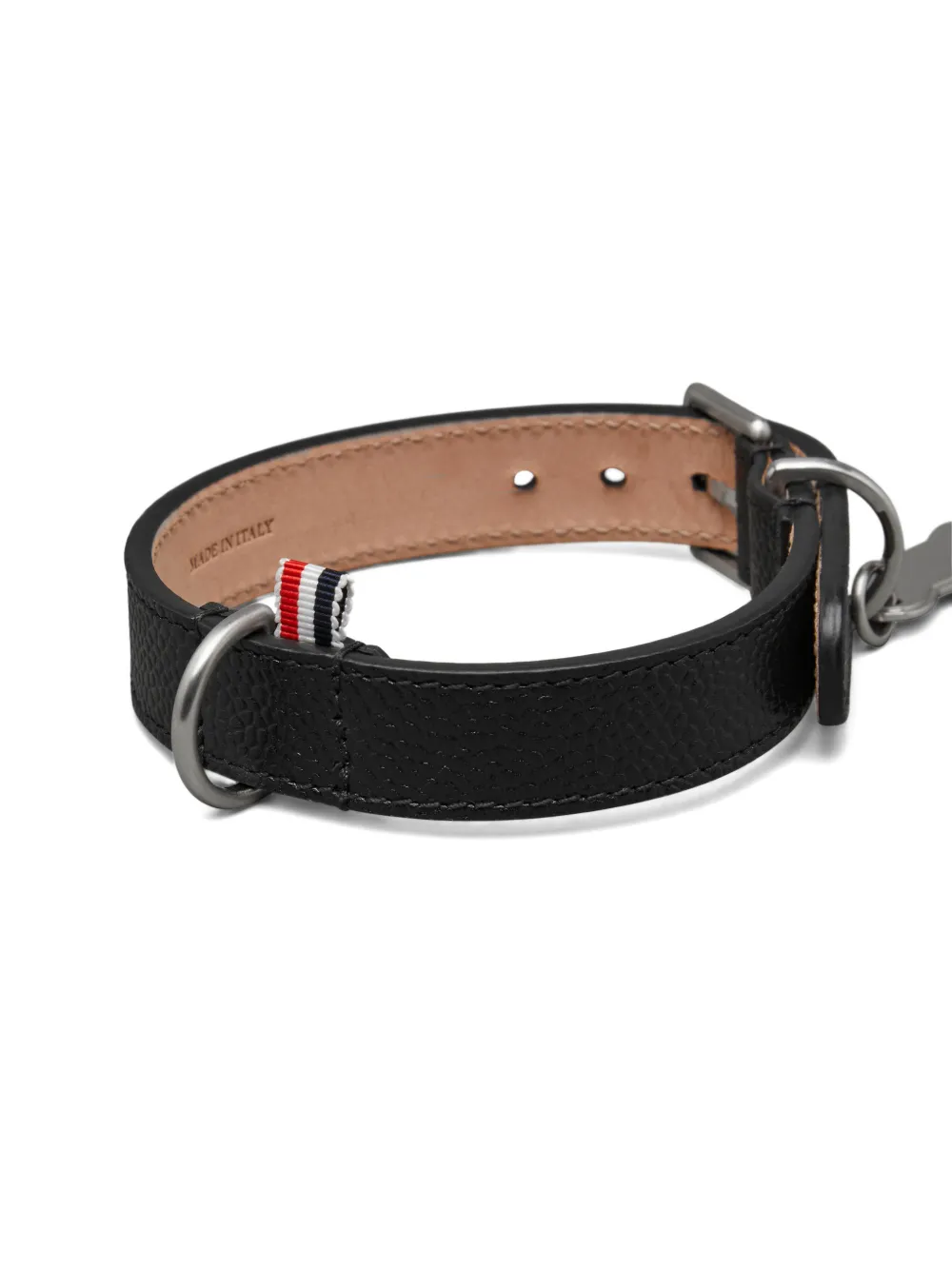 Thom Browne pebble-grain bone tag-dog collar | Men | Image 2