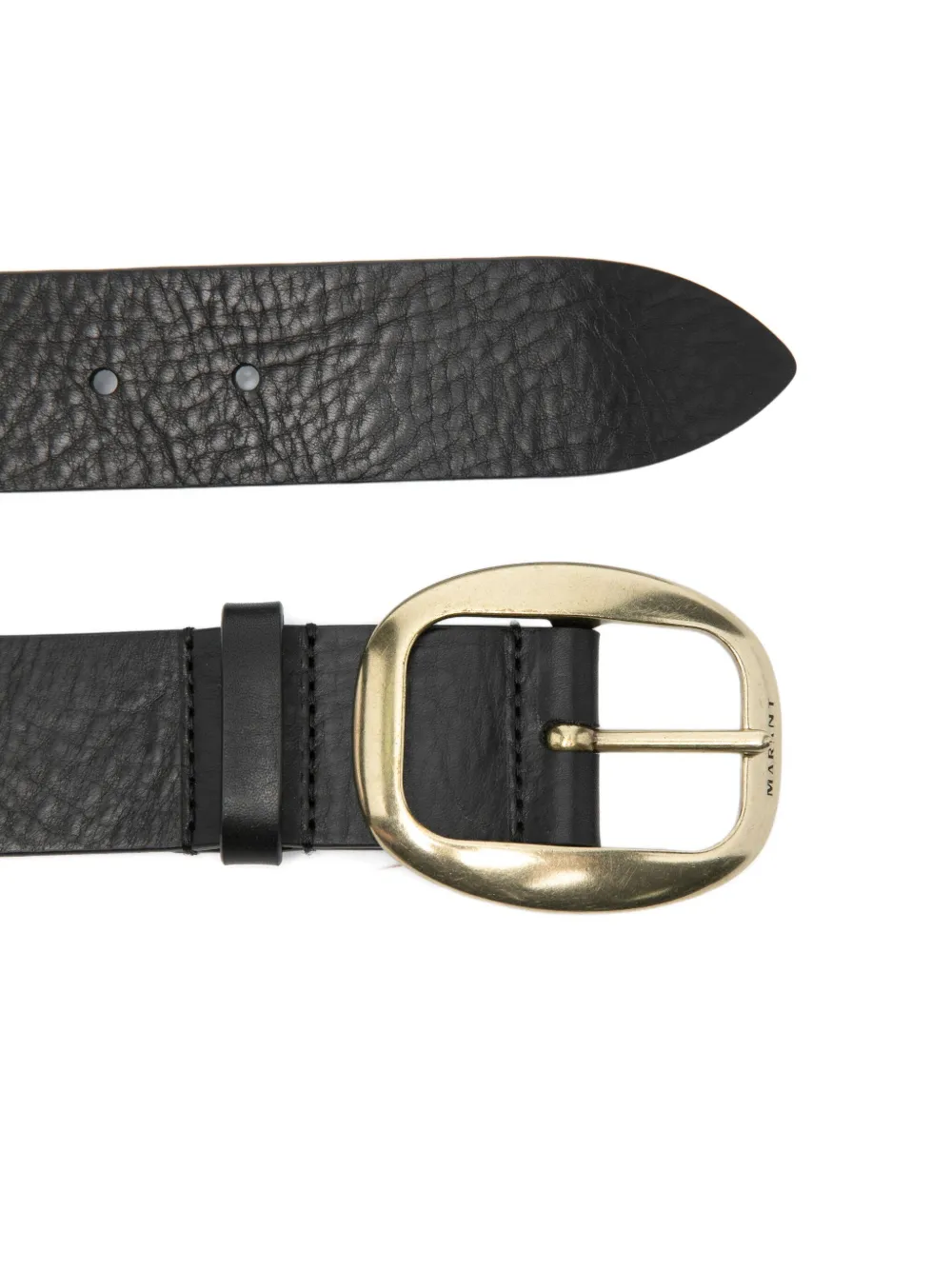 ISABEL MARANT oval buckle leather belt | Image 2