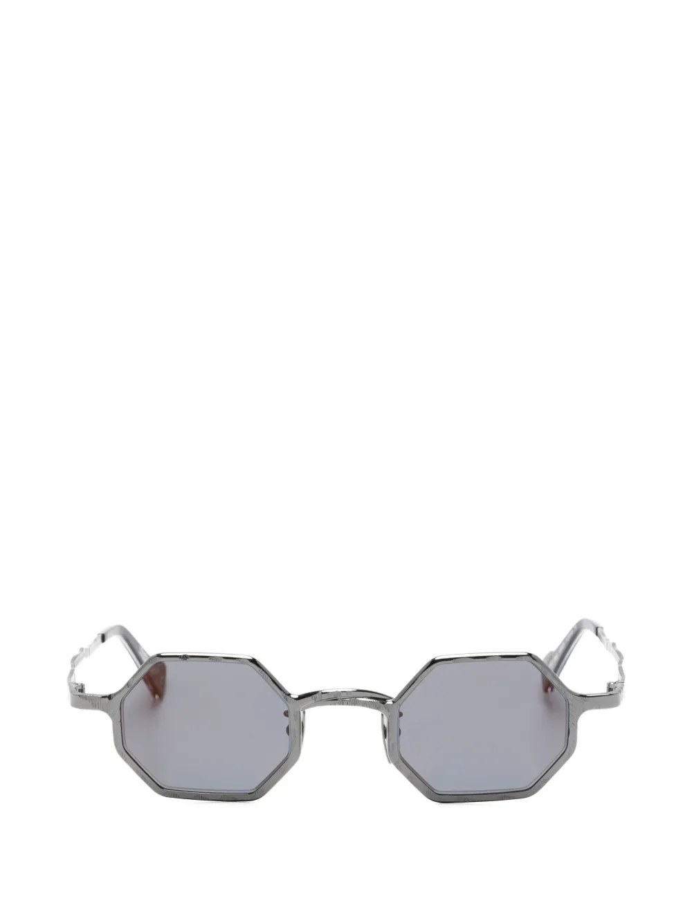 Kuboraum geometric-frame sunglasses - Grigio