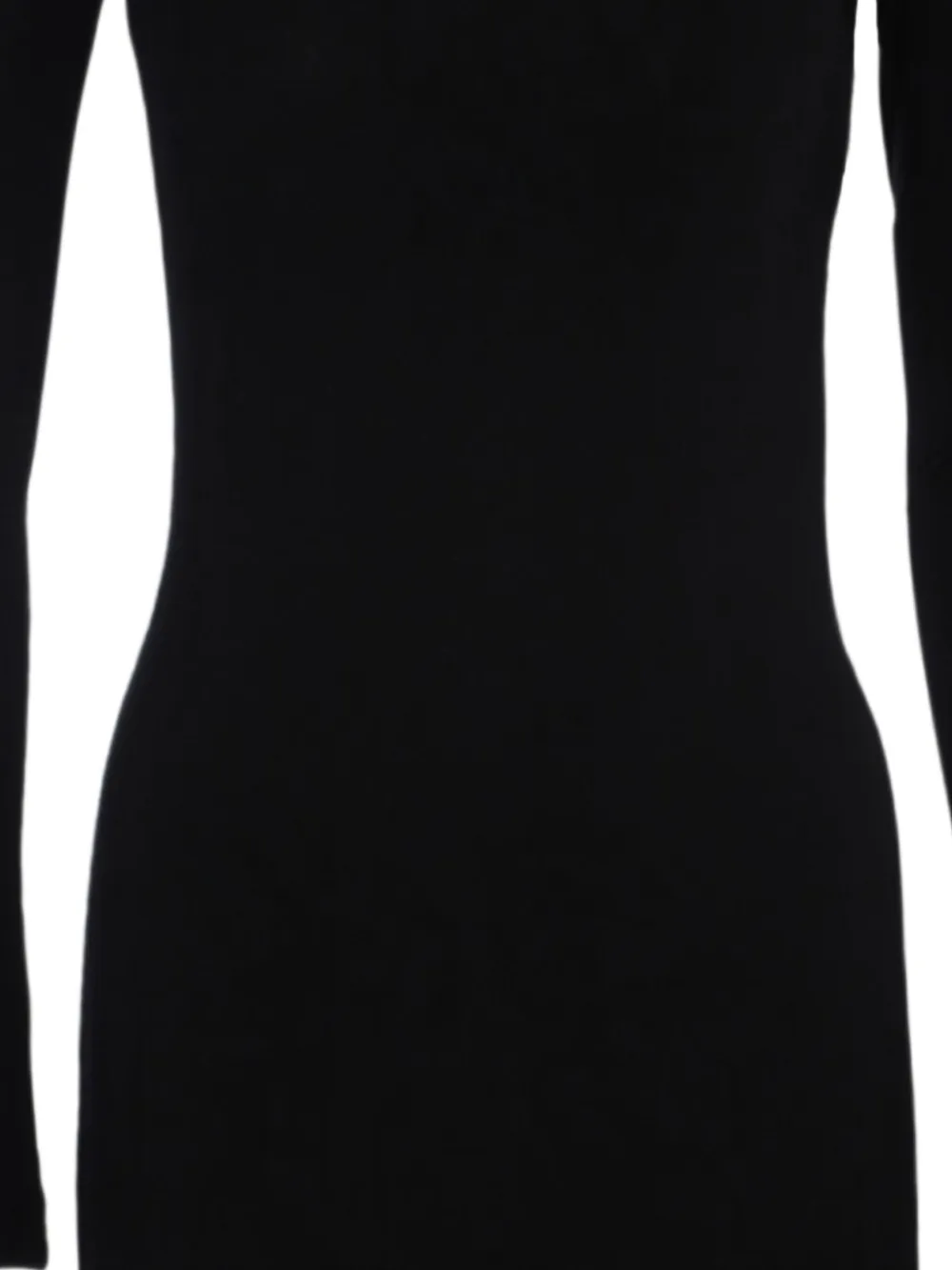 Off-White Maxi-jurk met kristallen strik Zwart