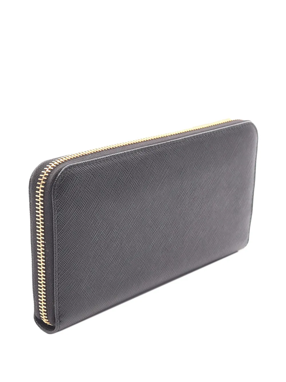 Prada Pre-Owned 2013-2025 Saffiano Triangle Logo Wallet long wallets | Image 2