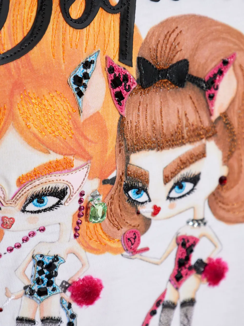 DSQUARED2 T-shirt met grafische print Wit