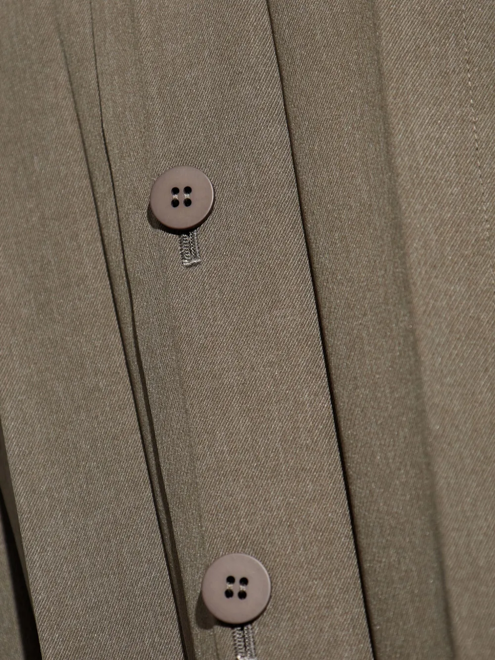 Homme Plissé Issey Miyake Top met knopen en plooien Groen