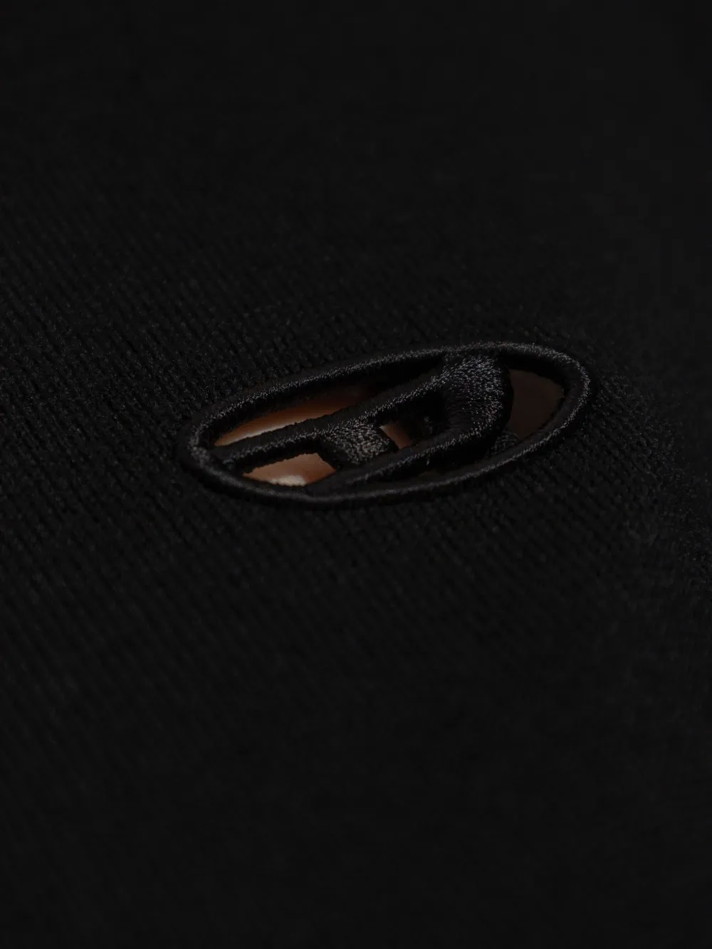 Diesel M-Alinesa vestjas met knopen en logo Zwart