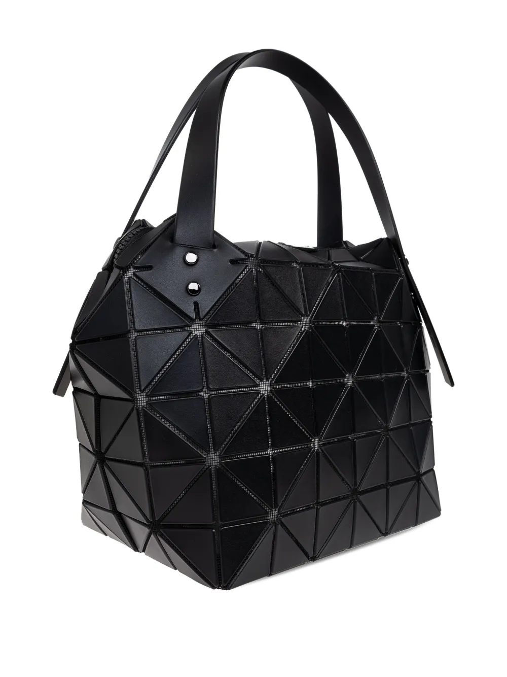 Bao Bao Issey Miyake Boston Geometric-pattern Tote Bag In Black
