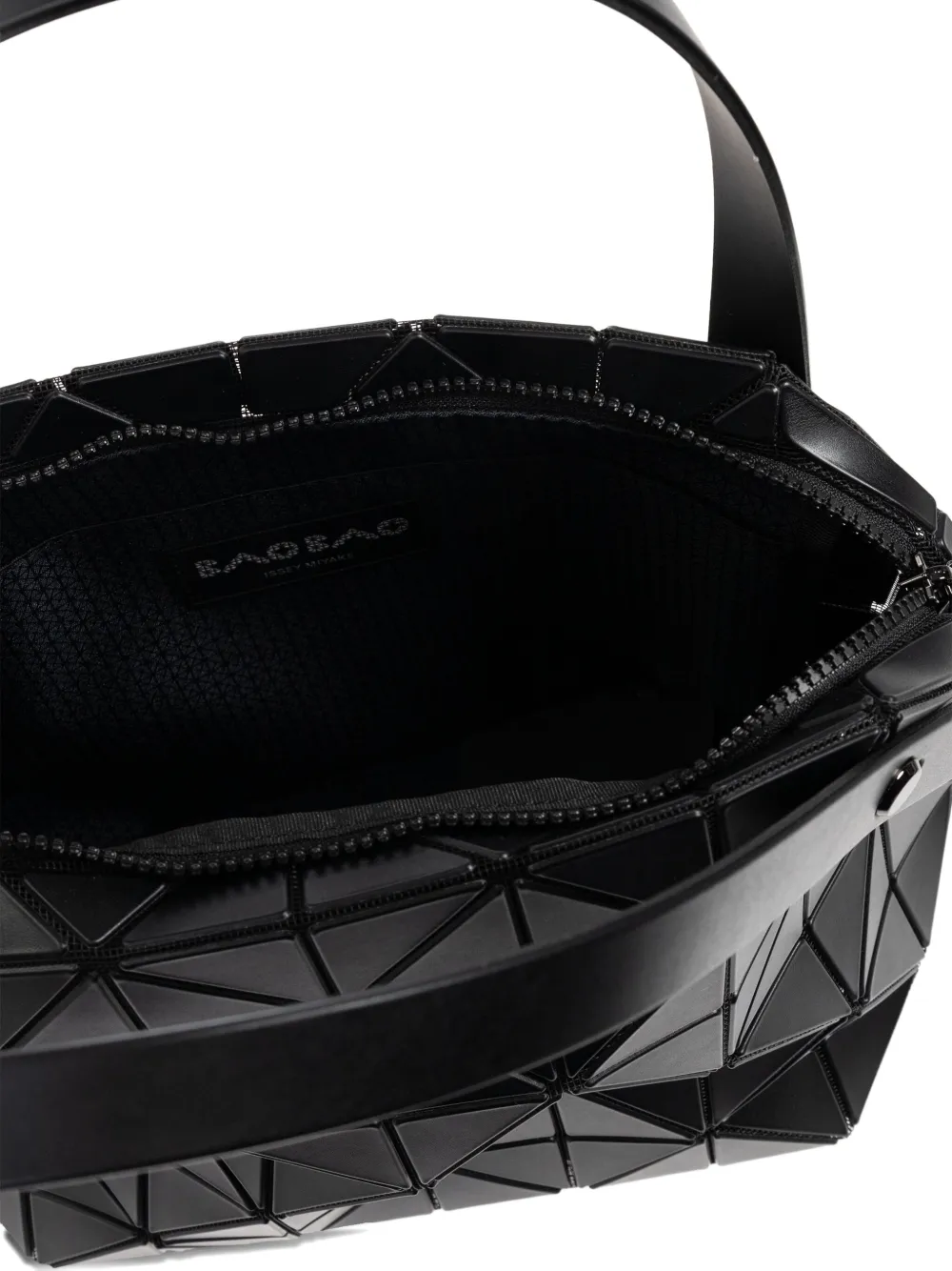 Bao Bao Issey Miyake Boston Geometric-pattern Tote Bag In Black