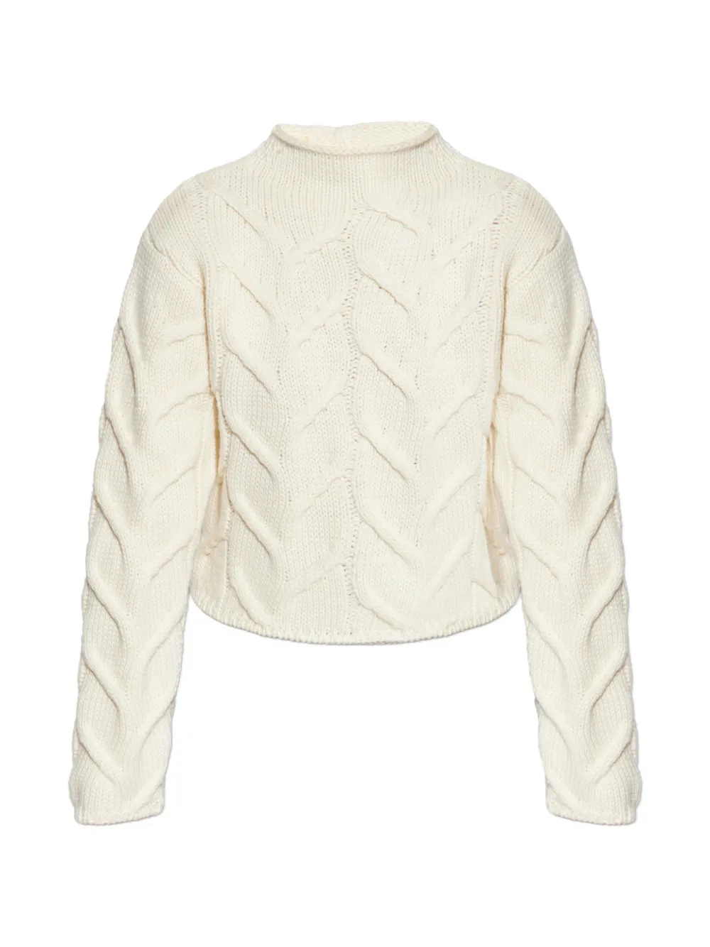 FRAME cable-knit roll-neck sweater - Toni neutri