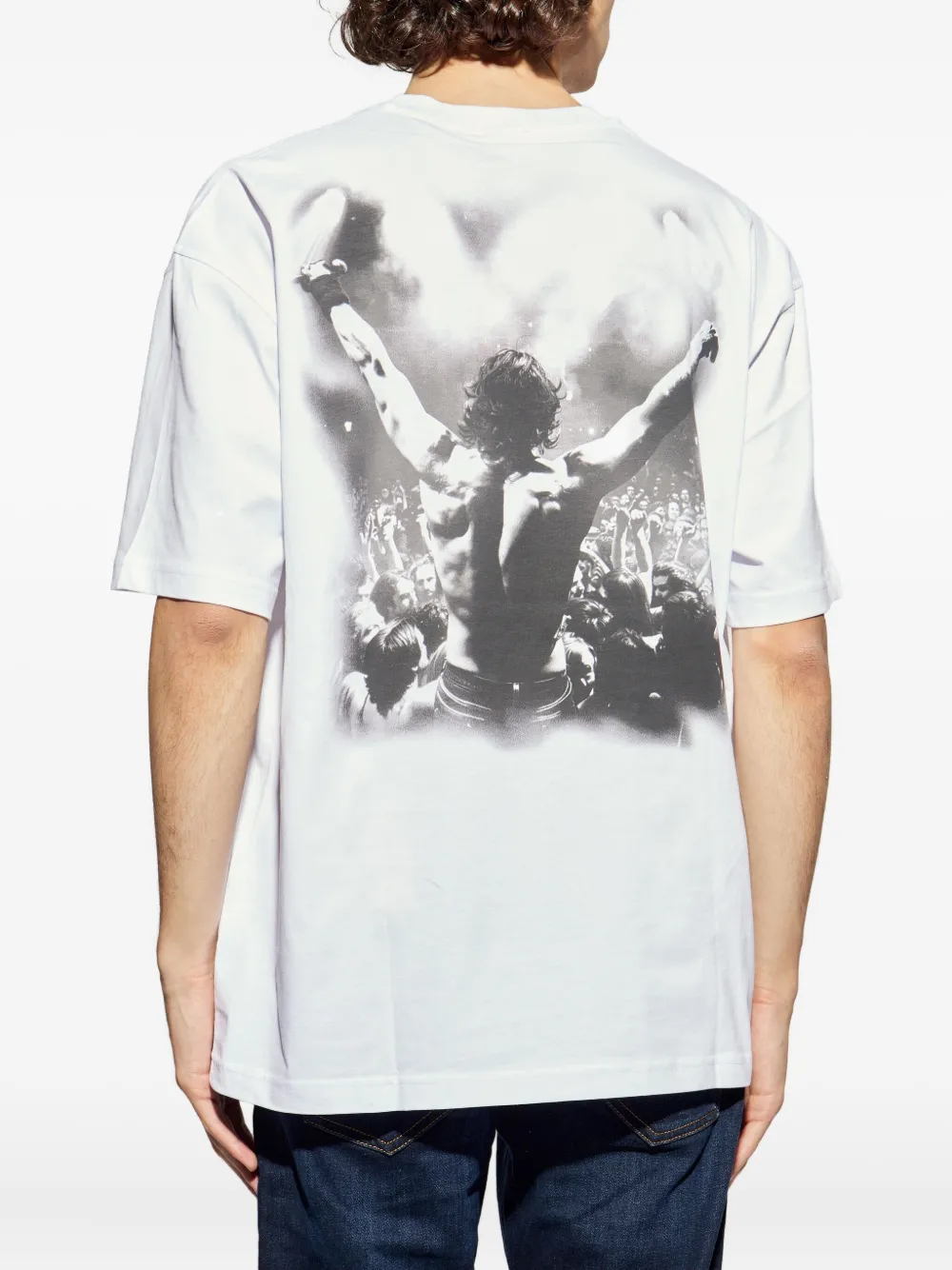 Diesel T-shirt met patroon Wit